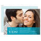 Teal Modern Romance Engagement Invitations Image 5 of 5